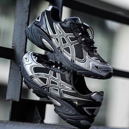 Asics Kahana TR v4 Серебряная осенняя и зимняя тенденция ретро тысячелетие пробежек пробежек папа.