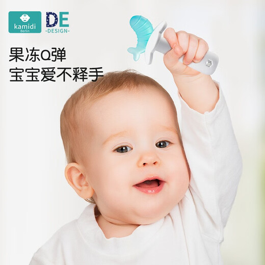 Kamidi (kamidi) Q elasticity soft and boilable baby chewable anti-eating hand toy to soothe little month old chew gum super soft random style 1 pack
