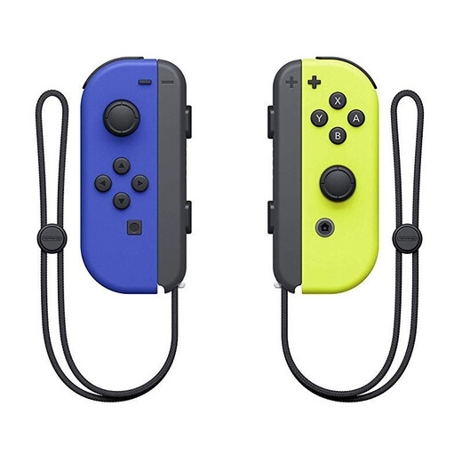 Nintendo (Nintendo) Domestic Bonded Warehouse Switch Original Pro Limited Controller/Joycon Left and Right Controllers NS Peripheral Accessories Carrying Bag Storage Bag Official Original Joy-con Blue and Yellow Left and Right Controllers