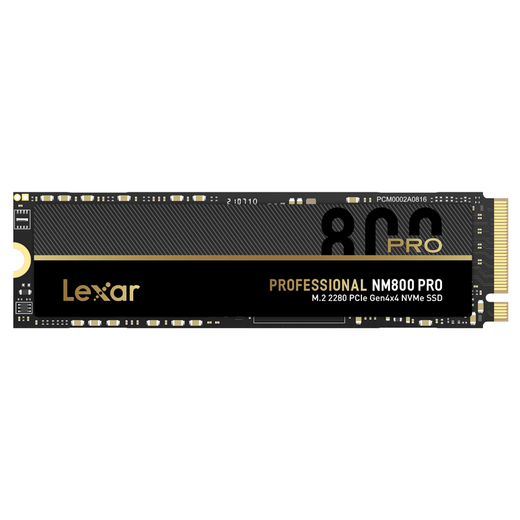 Lexar 2TB SSD solid state drive M.2 interface NVMe protocol (PCIe 4.0x4) NM800PRO high-speed 7500MB/s transmission e-sports game installation upgrade