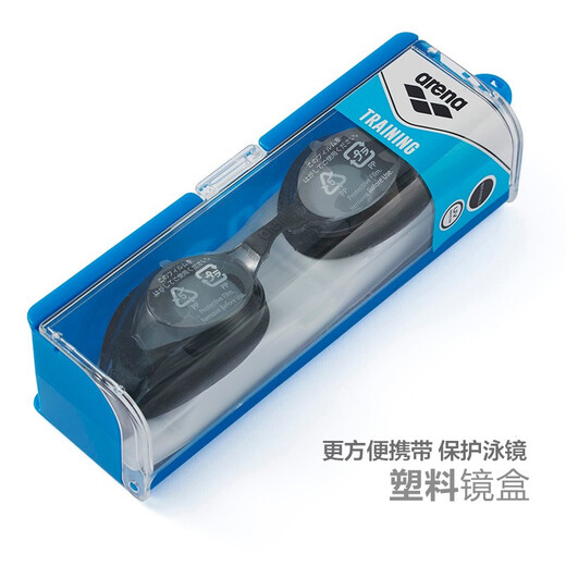 Arena swimming goggles high-definition anti-fog swimming goggles for men and women, universal, comfortable, professional large-frame flat waterproof swimming goggles, imported classic model 340 black