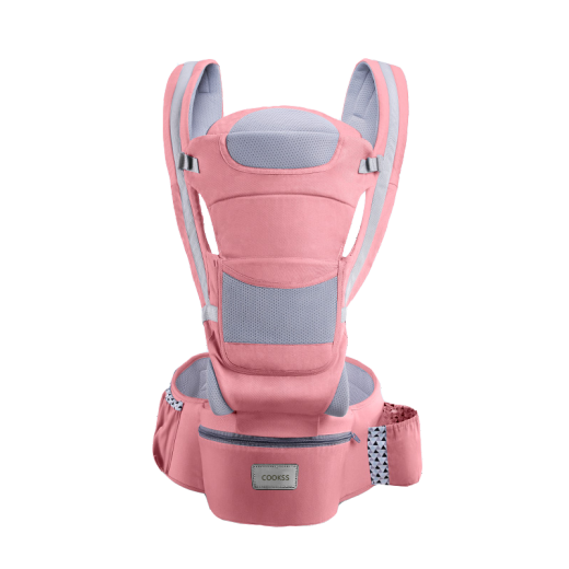 COOKSS baby carrier waist stool front hug type multi-functional pure cotton universal model for all seasons baby holding artifact newborn horizontally holding baby sitting stool fresh green