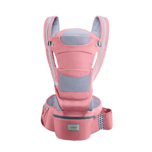 COOKSS baby carrier waist stool front hug type multi-functional pure cotton universal model for all seasons baby holding artifact newborn horizontally holding baby sitting stool fresh green