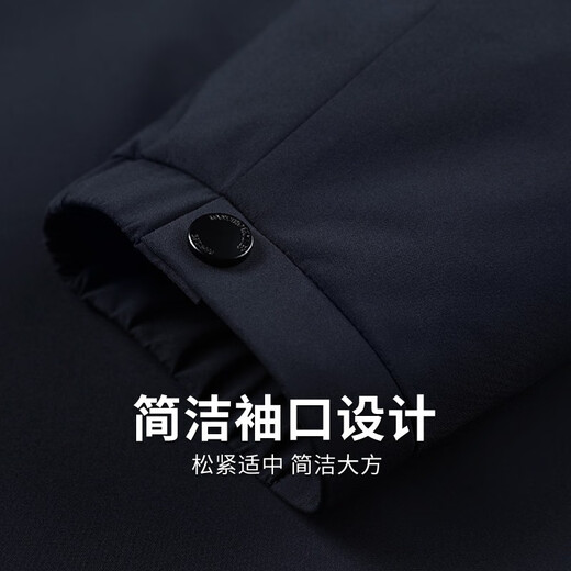 Dances with Wolves Light Outdoor Hooded Jacket Men's 2025 Autumn New Easy-Care Windproof Casual Men's Jacket 1081 Navy Blue 101 L (175)