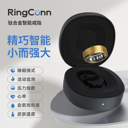 Ringconn Smart Ring Cring Canyang Gold № 11 Sleep Clood Clood Country Spart Sports Health Мониторинг водонепроницаемой Bluetooth Smart Ring