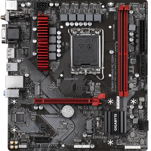 技嘉英特尔12代 i5 12600KF/12400F/12490F 搭 B760M 小雕/魔鹰WiFi 主板CPU套装 B760M GAMING AC D4 魔鹰WiFi 单主板