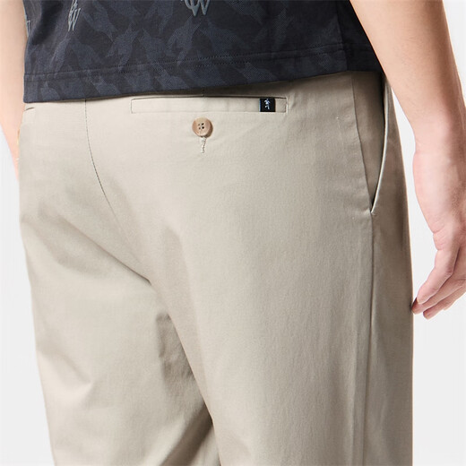 
Dancing with the wolf [bamboo pulp fiber] casual pants for men's spring and summer versatile men's casual nine-point pants 701 khaki 33