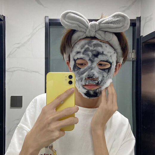 Beautiful righteous accessories, special headband for face washing, men's trendy facial mask, headband, men's headscarf, hair press, boys' headband, headband, gray antlers