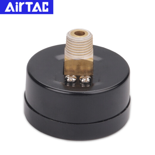 AirTAC原装亚德客压力表GS GF GU40 50 60过滤器专用嵌入式高精度气压表 F-GS5010M  10公斤