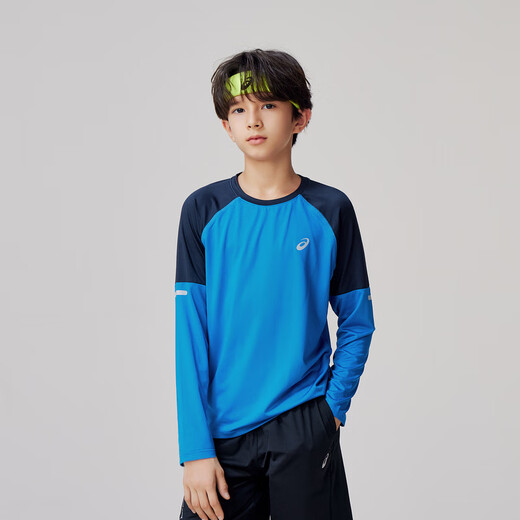 ASICS children's clothing children's sports long-sleeved knitted T-shirt moisture-absorbent and quick-drying inner wear 25 spring 331251003047