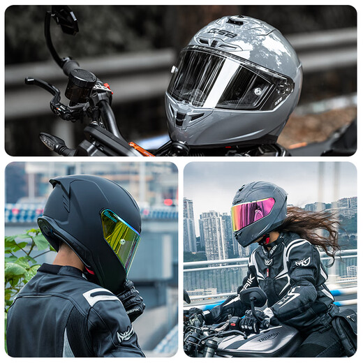 GSBgsb helmet gsb361 motorcycle helmet 3C certified winter warm men and women full helmet motorcycle imitation racing helmet