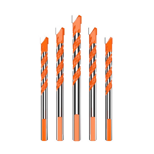 LiDiao full ceramic tile drilling special drill bit glass concrete cement alloy triangle drill hand drill Overlord drill 6+8+10