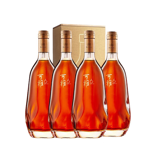 张裕可雅白兰地500ml 桶藏6年VSOP 高端洋酒礼盒自饮送礼 可雅6年 整箱装 500mL 4盒