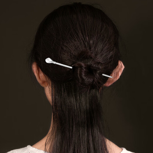 CHINA GOLD Ancient Style Updo Hairpin Magnolia Flower Step Hair Accessory Hanfu Birthday Gift for Girlfriend and Wife Wedding Anniversary Magnolia Flower Hairpin/Engraved Greeting Card