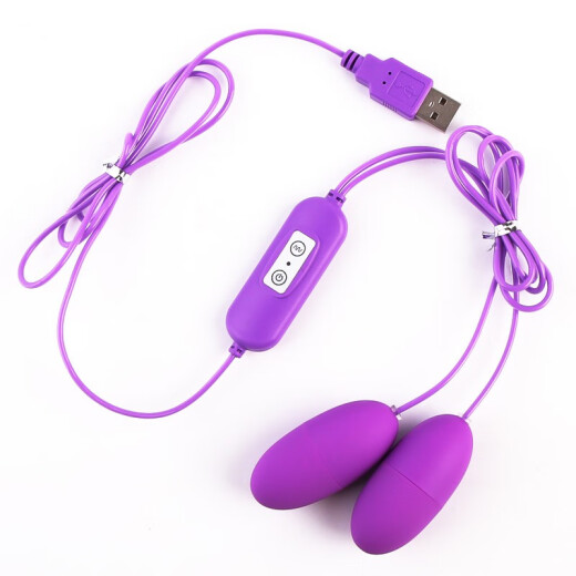 Yuji Sexy Vibrator USB Vibrator Directly Plugged into Mobile Phone Charging Waterproof Strong Shock Frequency Conversion Female Masturbator Stimulates Adult Sex Toys USB Single Vibrator Purple