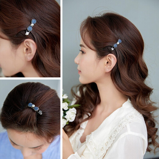 Chimera (CHIMERA) 2 pieces bow duckbill clip top clip one-word clip bangs clip side clip hairpin hair accessories hair accessories girl birthday gift