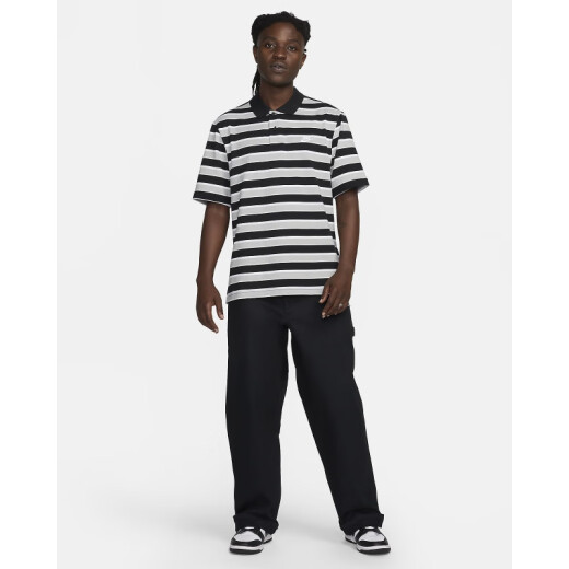 
Nike (NIKE) [Jinlang Sports] Men's Fashionable and versatile Retro Striped Lapel T-shirt FN3897-010 FN3897-010 L