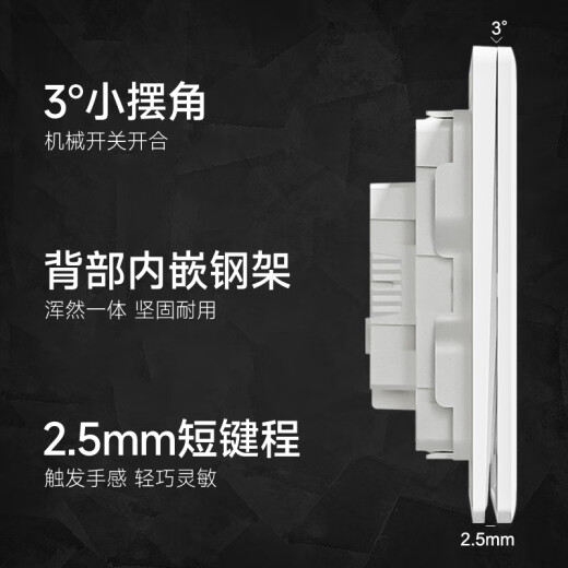 施耐德开关插座 珍铂系列丝绒白色五孔插座Type快充 二三插86型墙壁插座 五孔带双控 开关