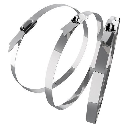 
Kraftwell self-locking 304 stainless steel cable tie tie wire garden outdoor marine bundling fixing cable tightening OT3300 7.9*300mm 20 units OT3291