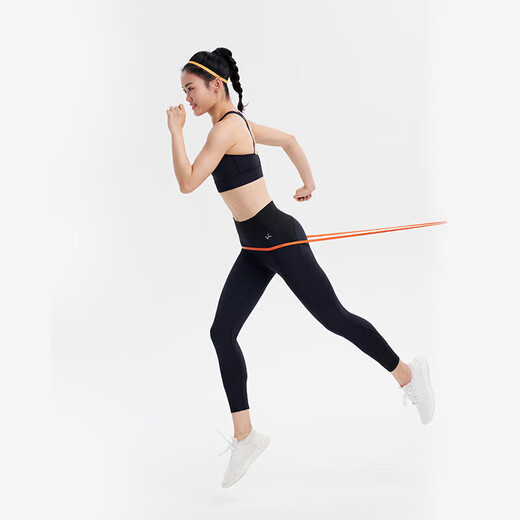 Keep Quick-drying elastic high-waisted hip-lifting women's sports yoga pants fitness pants tight and slimming 12499 classic black M