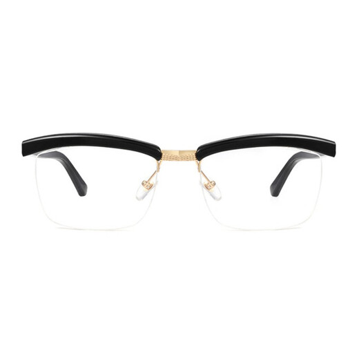 Sisyphus radiation-proof blue-light flat mirror Tom Hardy's same style big-face glasses men's color-changing computer eye protection myopia frame fat handsome black frame transparent film customized 1.56 radiation-proof aspheric myopia left and right eyes 200 degrees