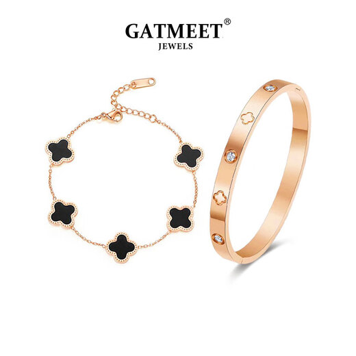 Bracelet de vacances romain gatmeet bracelet de crocodile à quatre feuilles de femme bracelet de nom de nom de nom ancienne femme et mère de la Saint-Valentin Bracelet de vacances romain + rouge bracelet crocodile à quatre feuilles rouges