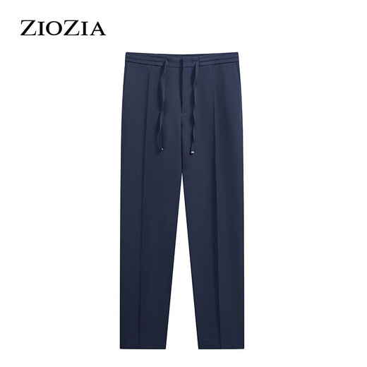 
ZIOZIA [under Jiumuwang] Casual pants straight-leg new style micro-stretch men's business slim long pants ZPP11260 ZPP11162J Navy Blue 82/175/82A