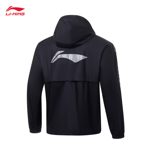 Li-Ning Originalgarn Sonnenschutzkleidung für Männer und Frauen im gleichen Stil Ice Seide Atmungsfreie kühle Feeling ultradünn schnell trocknend Sommersportjacke Sonnenschutzkleidung schwarz 831-3 2xl