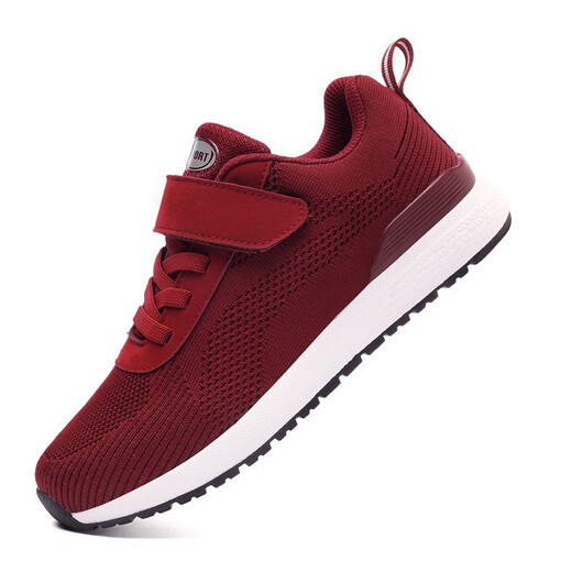 Velociraptor Guanhua Spring and Summer Elderly Shoes Women's Breathable Non-Slip Middle-aged and Elderly Walking Shoes Soft-soled Sports Shoes Large Size Shoes Casual Sports Shoes A2203 Women's Black 37