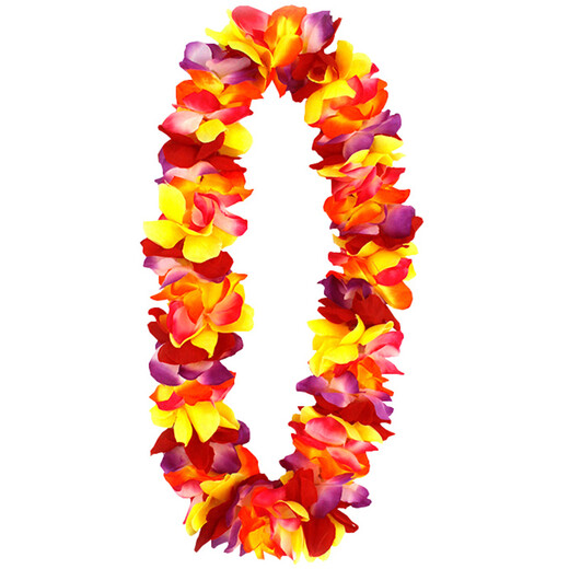 Zhuang Hanyanmi Hawaiian lei hula lei performance award-winning sports meeting awards wear hanging around the neck SN1957 1.2 m lei color 1 piece encrypted and thickened