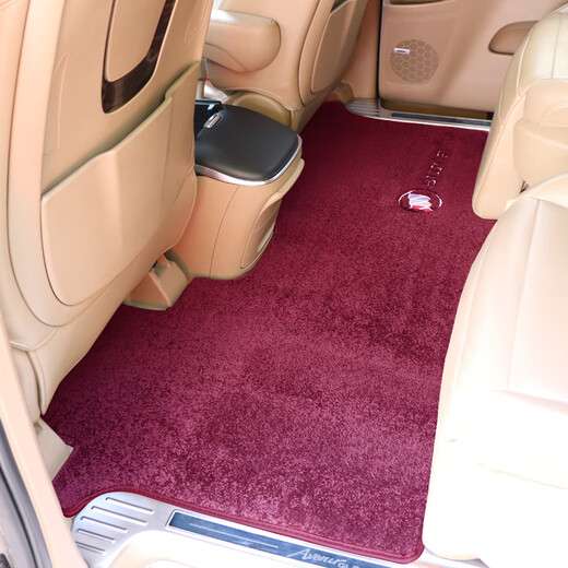 Buick GL8-Fuß-Pads in der mittleren Reihe GL8ES Luzun Land Business Class 652t Teppich 67-Sitzer Business Car 653t Special 7-Säse-Modifizierungszubehör Buick GL8 Special Extra-Large-Größe Deep Coffee Stickerei