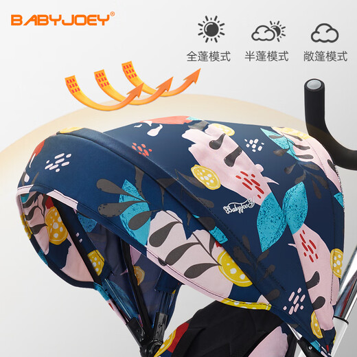 BABYJOEY British children's tricycle folding baby 1-5 years old stroller bicycle rider TT56 black