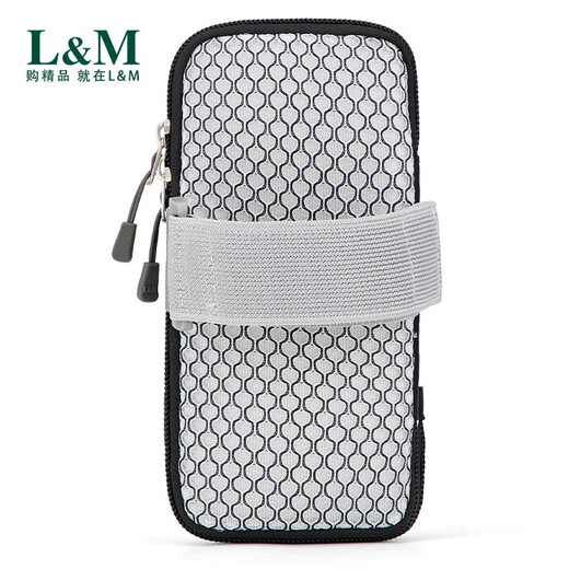 L&M Mobile Phone Arm Bag Men's and Women's Sports Running Arm Cover Fitness Climbing Outdoor Wrist Arm Mobile Phone Arm Band Morning and Night Running Fashion Pink (Universal Version)