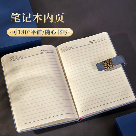 Muli National Trend ordinateur portable Boîte-cadeaux Boxs Souvenirs Souvenirs Souvenirs Gifts d'entreprise Note de carnet Customated City City City National Style Cultural and Creative Notebook Graduation Gifts for Classates and Teachers Ink and Wash Black [Notebook + Signature Pen + Refill]