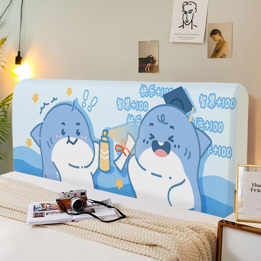 
CLCEY2025 new cartoon bed cover children's room renovation bed cover wooden board soft bag bed backrest universal detachable wash CTZ3527 Height 50-65*Length 120cm