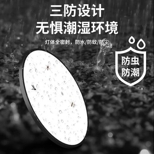 Fanyao led voice-controlled sensor light ultra-thin three-proof ceiling-mounted lamp stair aisle corridor corridor light smart light 24W-voice control sensor