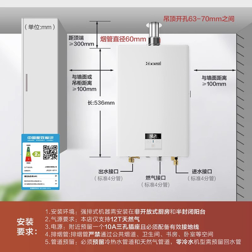 Rinnai Xiaomanyao Smart Constant Temperature Gas Water Heater GT11/PB2//PB4/GC22 Forced Discharge Energy Saving Newly Upgraded CPU Home Indoor Official Safety Nationwide Warranty 16L Popular Xiaomanyao RUS-16E32G-PB4 Natural Gas