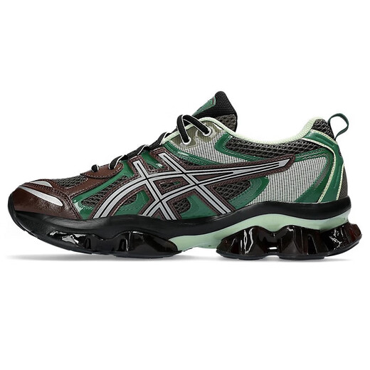 ASICS Gel-Quantum Kinetic Herren Retro Sports Casual Schuhe bequeme schockabsorbierende und kleidung-resistente Laufschuhe Tan /Green1203A270-251 44 /US10