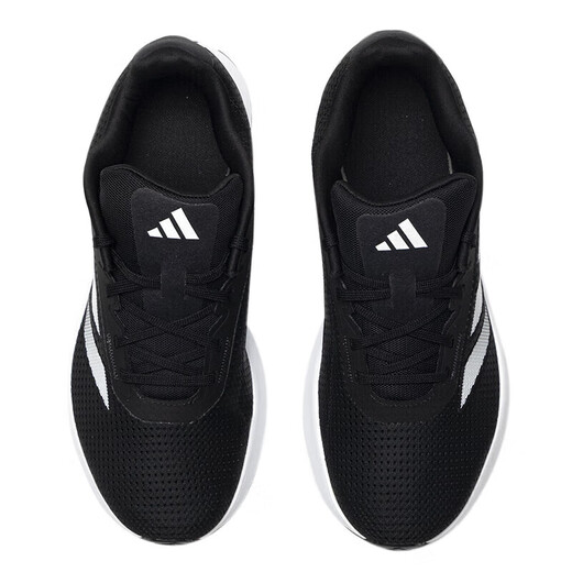 
Adidas running shoes men's shoes 2025 new summer lightweight cushioning breathable comfortable casual shoes fitness training sports shoes ID9849 black and white 41