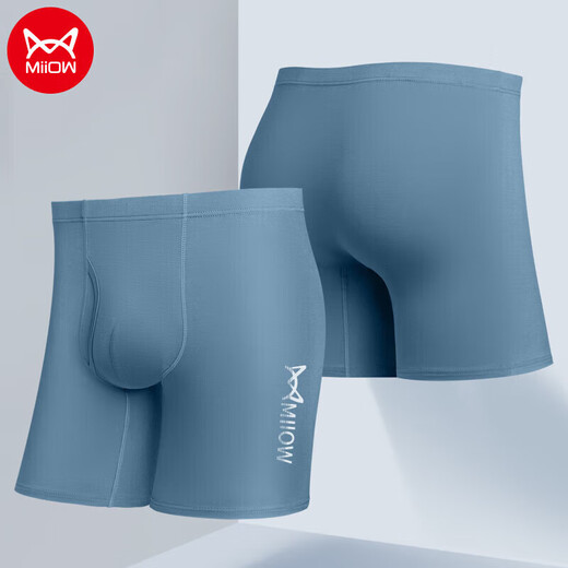 Catman sports underwear men's anti-wear leg lengthened running fitness tight training quick-drying breathable five-point pants 2 pairs 3XL