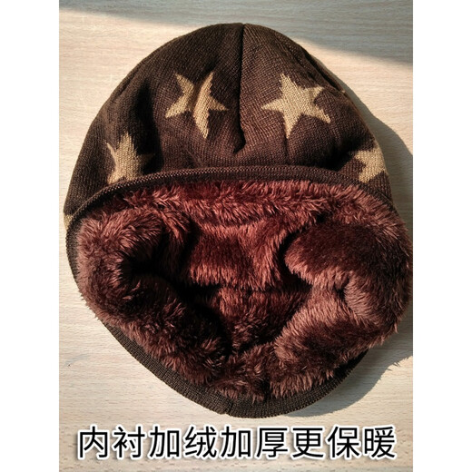 Ran Yilan Young Mom Girl's Winterhut Frauen Herbst und Winter All-Match Korean Style Trendy warm und Fleece Box Hut Fashion Ladies Mom 2 Packs (6049 Kaffee + 6052 Schwarz) Futter plus Fleece