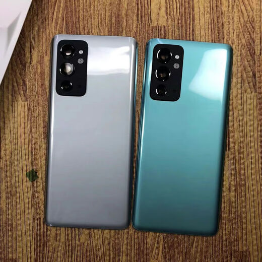 适用一加9RT玻璃后盖原改装o1+9rt手机电池盖后屏替换散热外背壳 青域色-1+9rt玻璃盖 后盖-没有散热贴-送工具贴好背胶