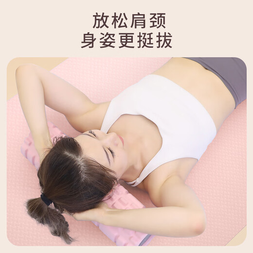 PROIRON普力艾 瑜伽柱泡沫轴肌肉放松实心狼牙棒滚轴小腿按摩棒初学者 橙