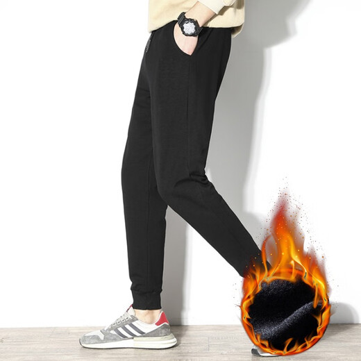 Tiger Trace Sport Pants Men's Thin Summer Trousers Straight Loose Large Size Cotton Running Exercise Closed Waiter Pants Casual Pants Gray (9898 Closed) XL