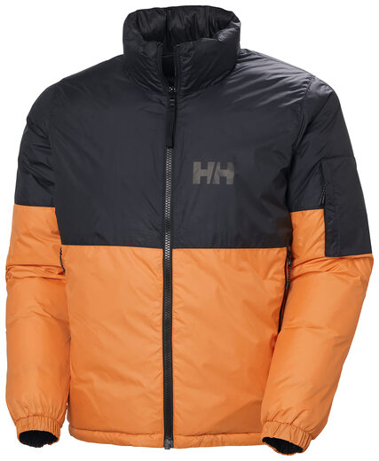HELLY HANSEN, HH 海丽汉森 男士城市运动保暖夹克 冬季保暖 修身外套 聚酯纤维 325 罂粟橙色 X-Large