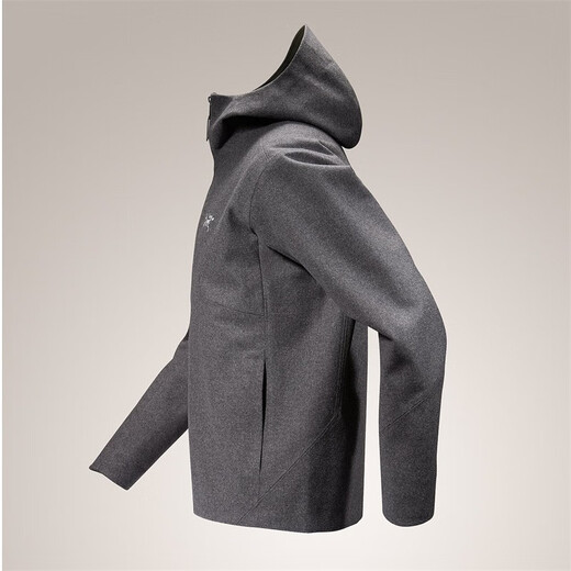 ARC'TERYX Men's Jacket SAWYER WOOL 24 New Outdoor Wool Warm and Breathable Casual Fleece Jacket Men's Hoodie Gray Cloud XS