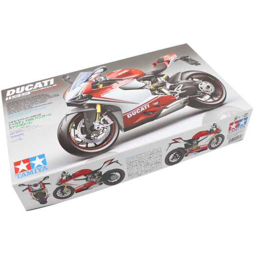
TAMIYA Henghui Model Tamiya 14132 1/12 Ducati 1199 Panigale S Three-Color Edition Motorcycle Assembly