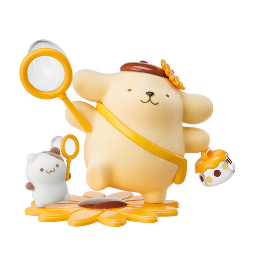 Miniso (MINISO) Pudding Dog Childhood Four Seasons Series Blind Box Desktop Ornaments Toys Birthday Gifts Men and Women Gifts Single Box
