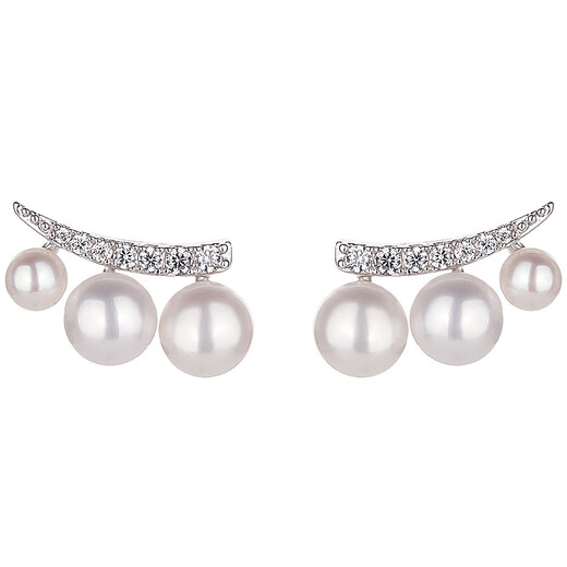 Qlady Freshwater Pearl Earrings Feminine High-end Earrings 2025 New Light Luxury Niche Earrings Birthday Gift