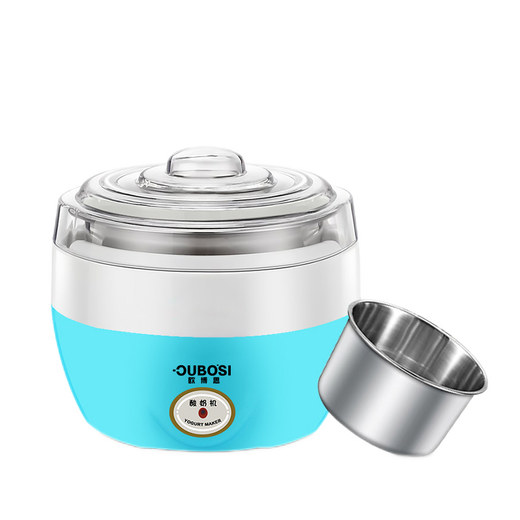 Máquina de yogurt para el hogar Oubosi Máquina de vino de arroz de pequeña capacidad Mini Máquina de fermentación casera pequeña Máquina de queso de yogurt de acero inoxidable de acero inoxidable Hy-101